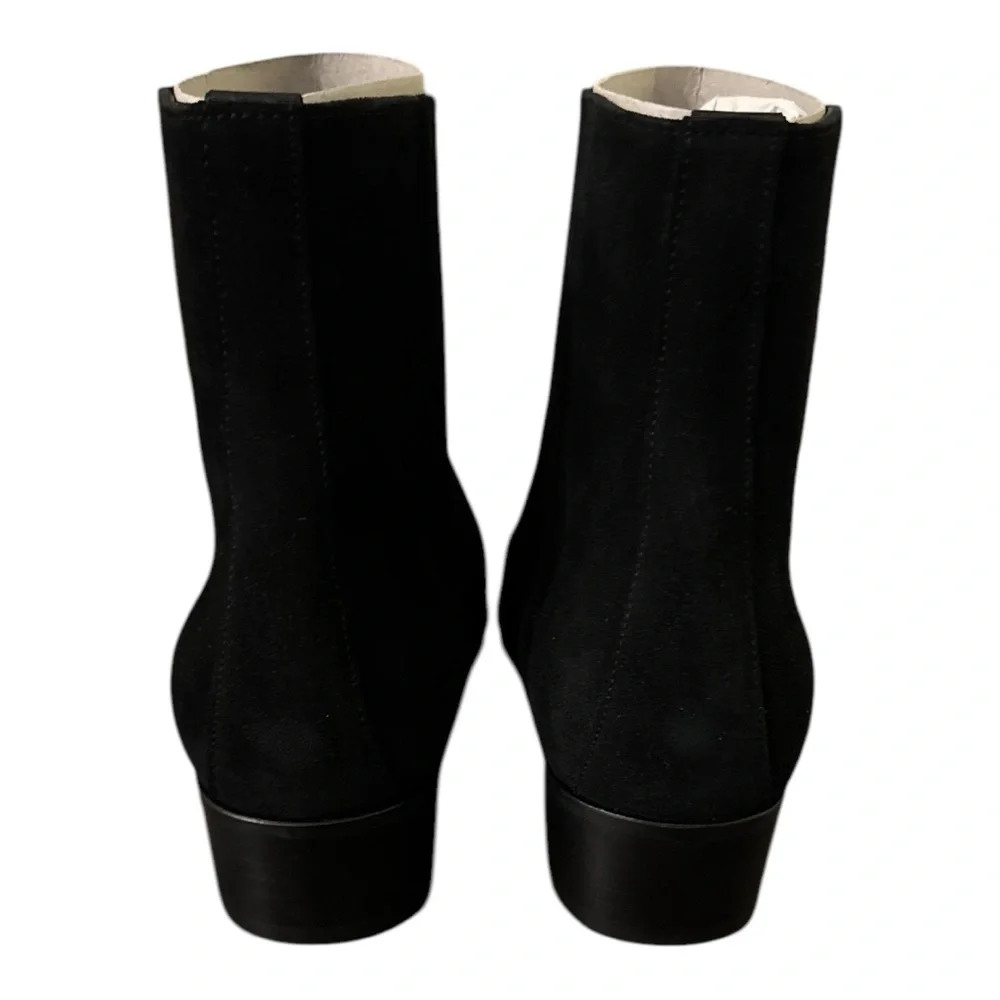 The Kooples Black Suede Chelsea Boots | Women’s EU 43 / US 12 | NIB + Dust Bag